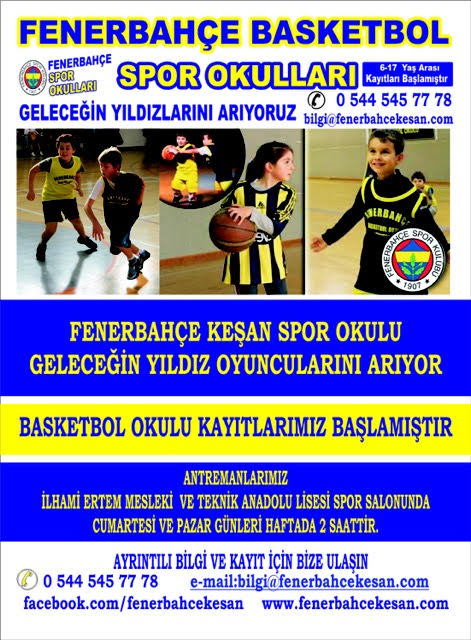 Fenerbahçe Keşan’da Basketbol Okulu açıyor…