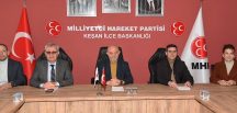 Helvacıoğlu’ndan MHP İlçe Başkanlığı’na ziyaret